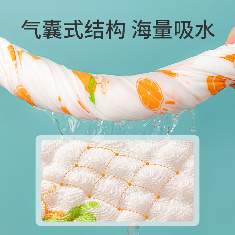 婴儿浴巾新生超软宝宝纯棉纱y布专用儿童毛巾洗澡浴袍吸水不掉毛