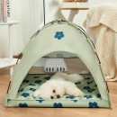 通用可拆洗夏天A凉席床屋房子小型犬泰迪沙发猫 宠物帐篷狗窝四季
