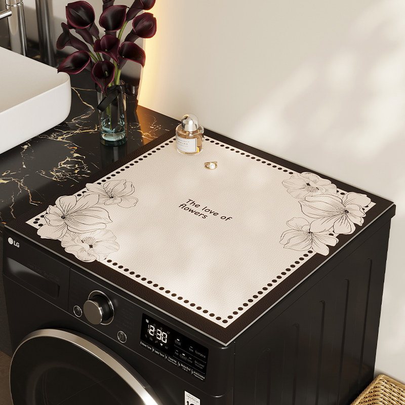 滚筒洗衣机d垫防尘垫烘干机防晒罩垫冰箱顶防尘盖布台面防水垫子