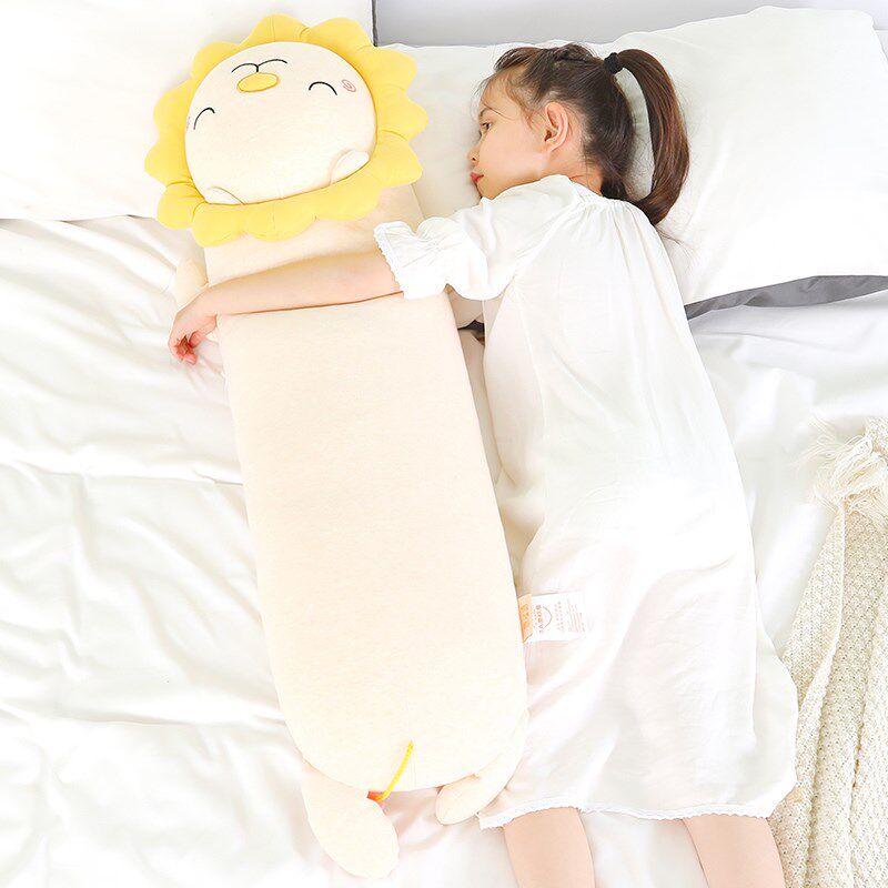 A类婴儿棉抱枕女生睡觉羊驼y儿童床上长条枕男生侧睡夹腿专用靠枕