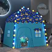 儿童小帐篷室内公主女孩男孩游戏屋户F外小型房子宝宝睡觉床上玩