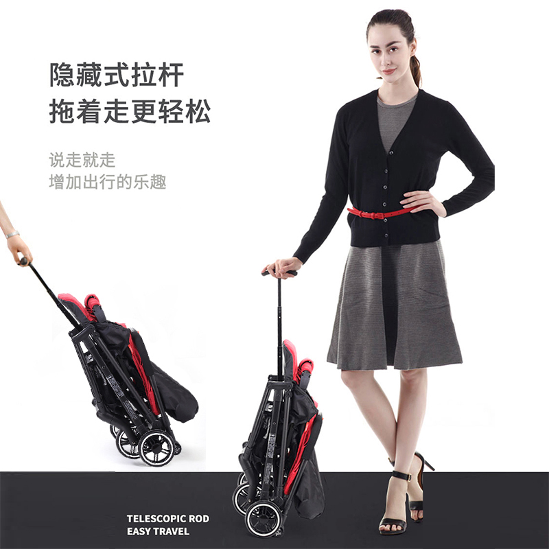 凯利婴儿手推车高景观折叠便携可x躺小孩宝宝儿童轻便上飞机C3AC5