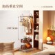 卧室落地挂衣架家用衣帽架移动实木室内玄关收纳Q层架次净衣服置