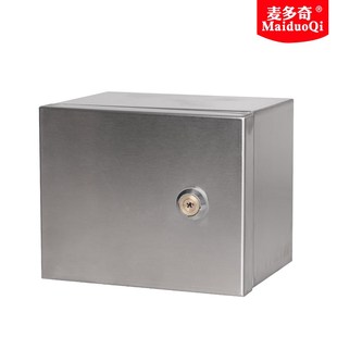 户外充电动车电源充电箱3t04不锈钢配电箱带锁保护箱防水小电箱盒