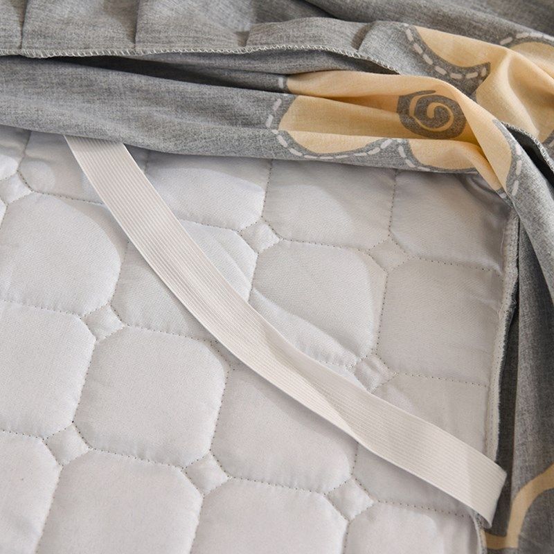 全棉夹棉床裙加厚纯o棉床罩单件床套罩床单防尘床盖床笠裙式三件,床上用品,床裙,淘宝优惠券,粉丝福利购,淘宝优惠卷