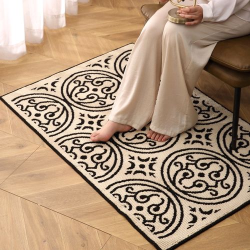 美式复古高端入户地垫进门玄关地毯家用大门脚垫S门口垫进户门垫