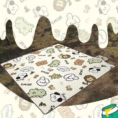 便携野餐垫防潮垫加厚露营沙滩z野炊防水草坪垫子地垫户外帐篷地