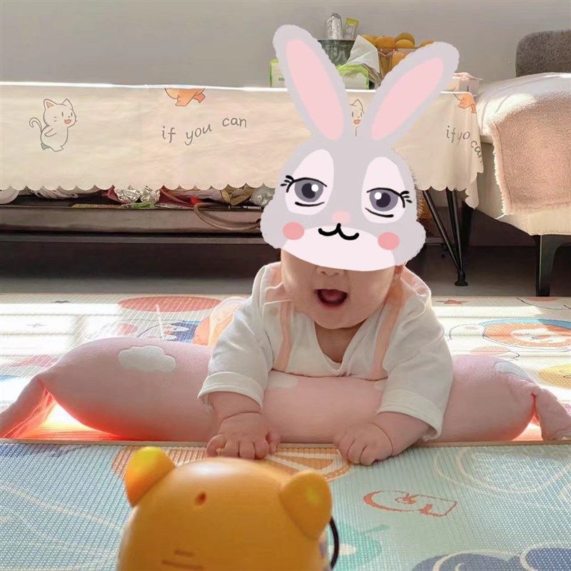 婴儿糖果枕侧睡枕长条枕荞麦壳枕防侧翻安抚枕颈枕V珍珠棉枕可拆