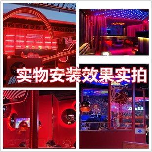 10mmU自粘中国红喜庆红 led灯带12v24v红光灯条超薄超窄3