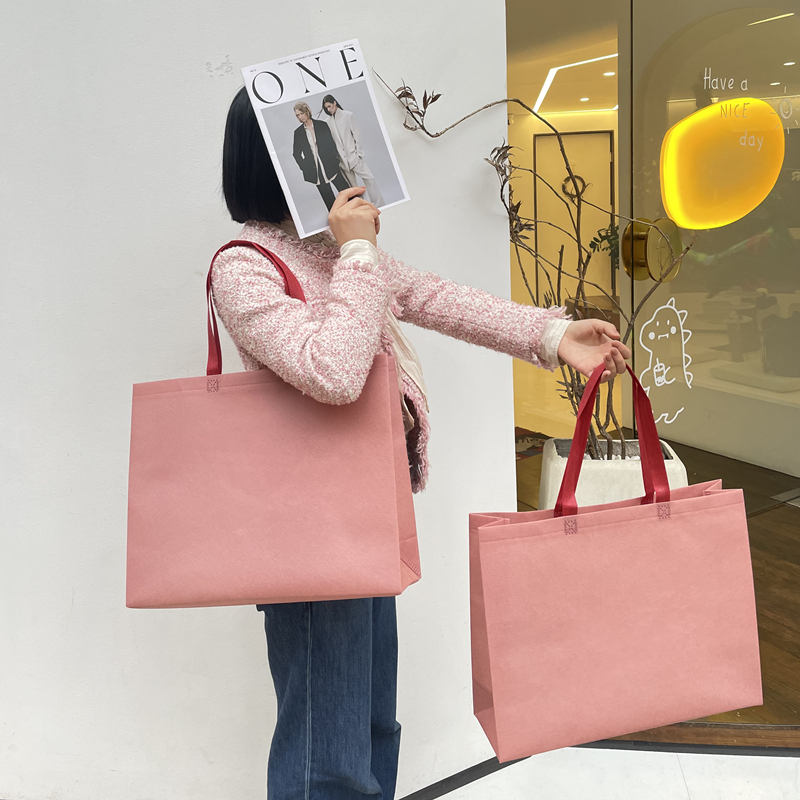 不织布服装店袋子手提礼品环保包装羽F绒服大衣衣服购物袋加大定