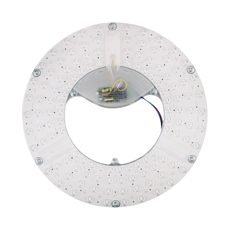 替换lebd吸顶灯灯芯灯板圆形LED灯条灯带灯泡灯盘三色变光遥控卧