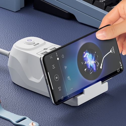 快充30W手机无j线充电器通用USB插排插线板接插座电线带线魔方多