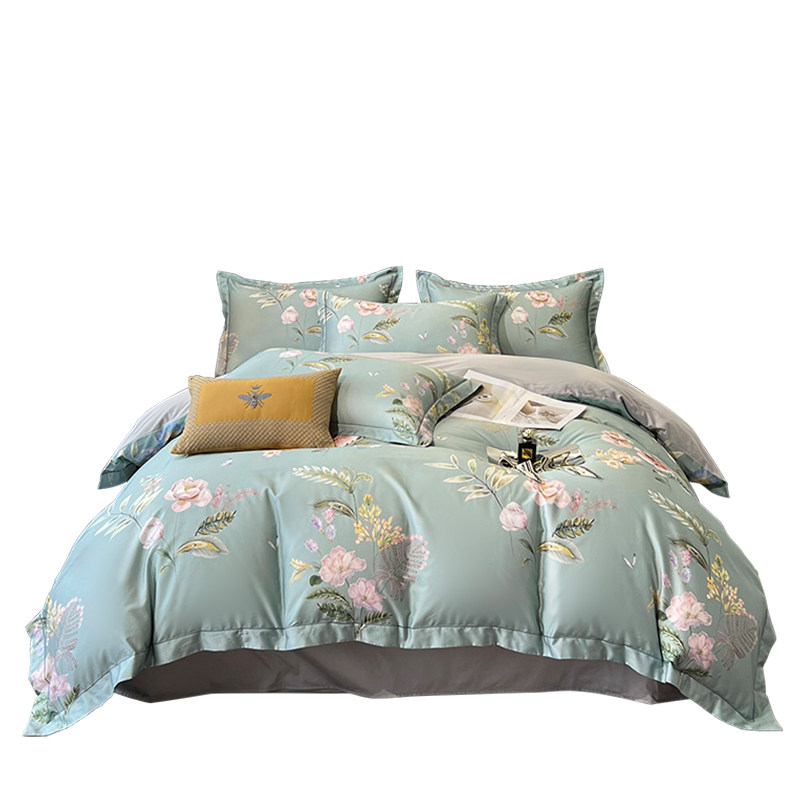 140支长绒棉被套200x230羽绒被罩纯棉蚕丝K被248X228加厚床上用品,床上用品,被套,淘宝优惠券,粉丝福利购,淘宝优惠卷