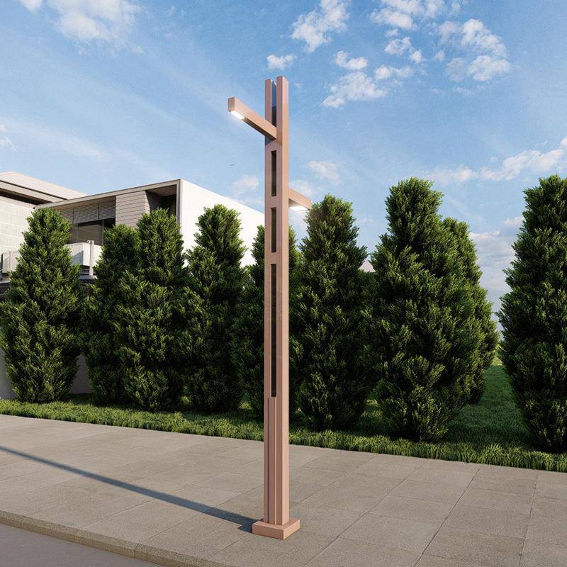 4米市电庭院灯户外防水现代简约LED路灯广场商业街公园照明景观灯