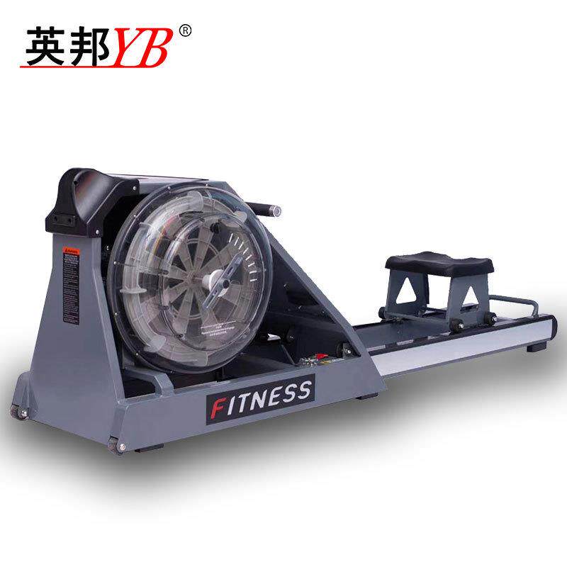 新款豪华双筒水阻划船机商用健身房室内训练运动器材外贸跨境