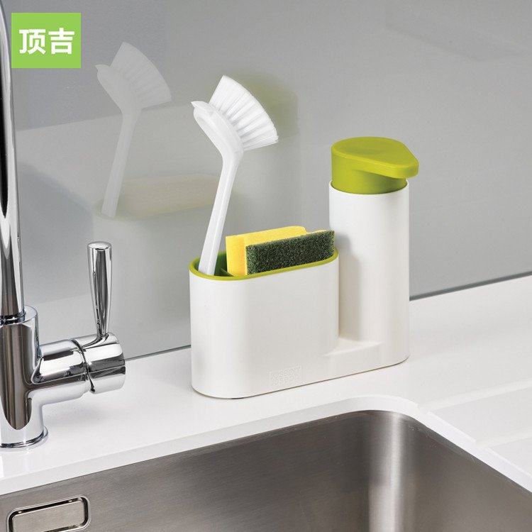 厨房多功能水槽皂液洗洁精剂器 海绵沥水收纳架 卫生间洗手液器,家庭/个人清洁工具,牙刷架/牙具座,淘宝优惠券,粉丝福利购,淘宝优惠卷