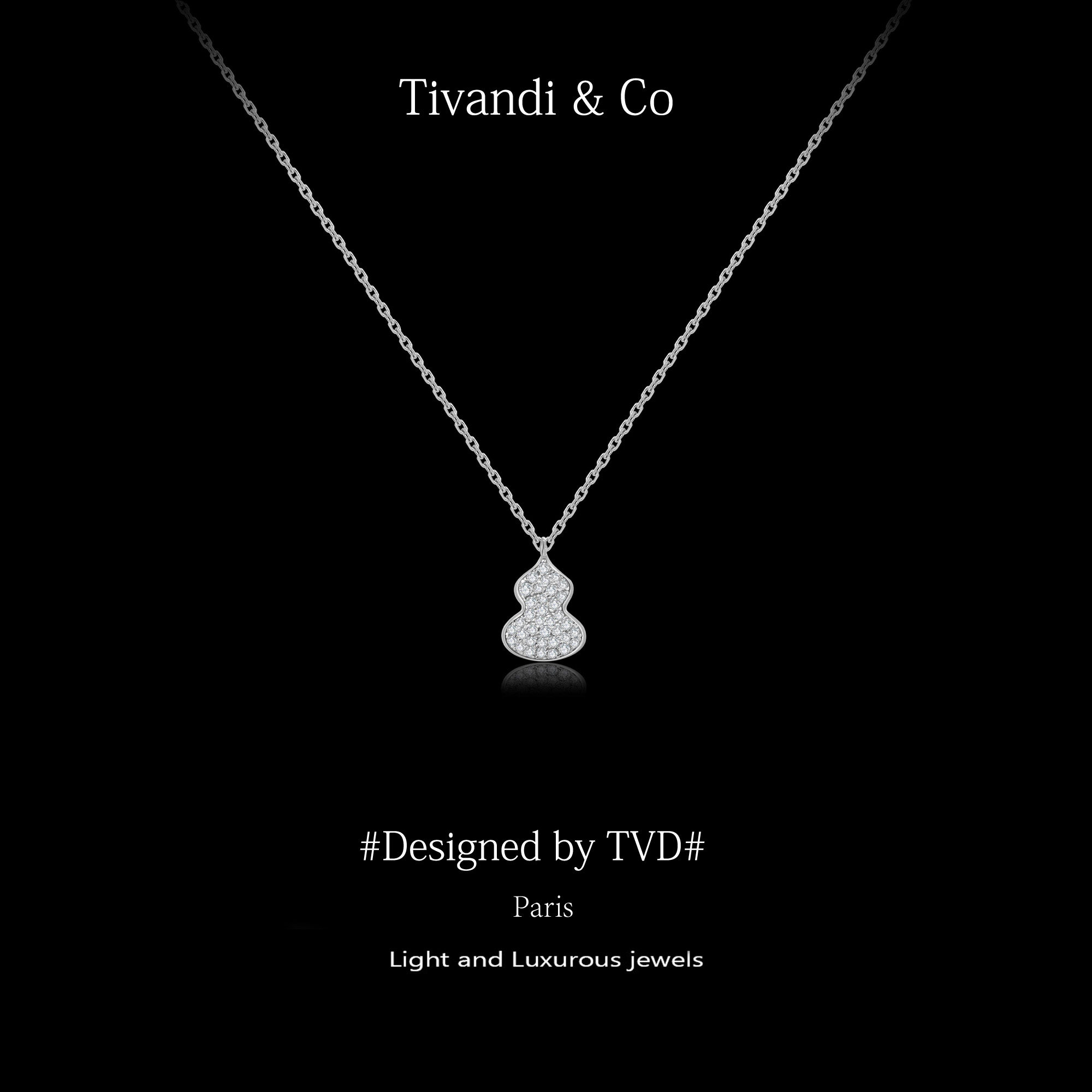 法国Tivandi&Co「葫芦」纯银项链女新款小众轻奢高级感送妈妈礼物