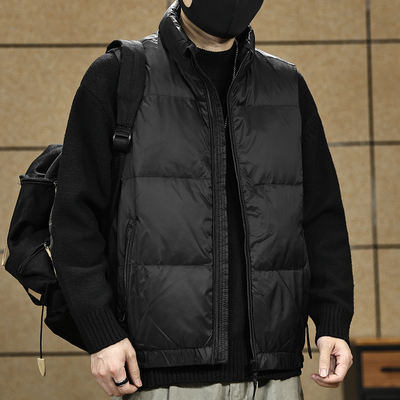羽绒马甲男轻薄保暖90鸭绒外套