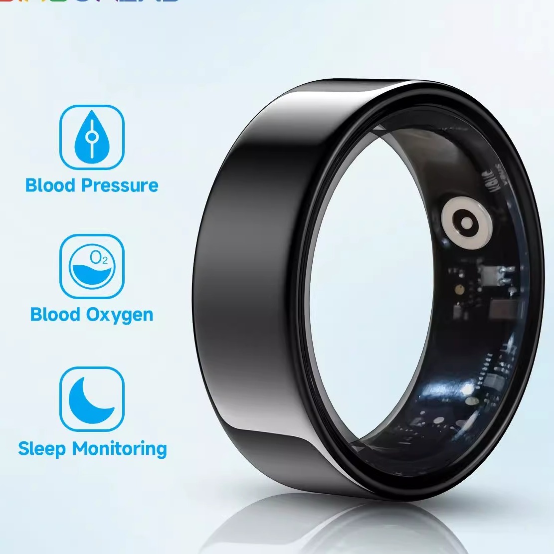 New Smart Ring Sleep Monitoring Multi-function Blood Oxygen