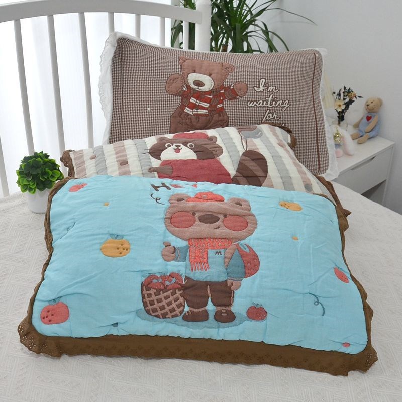 花边枕套单条卡通枕头套成人单人学生宿舍透气柔软全棉枕芯套