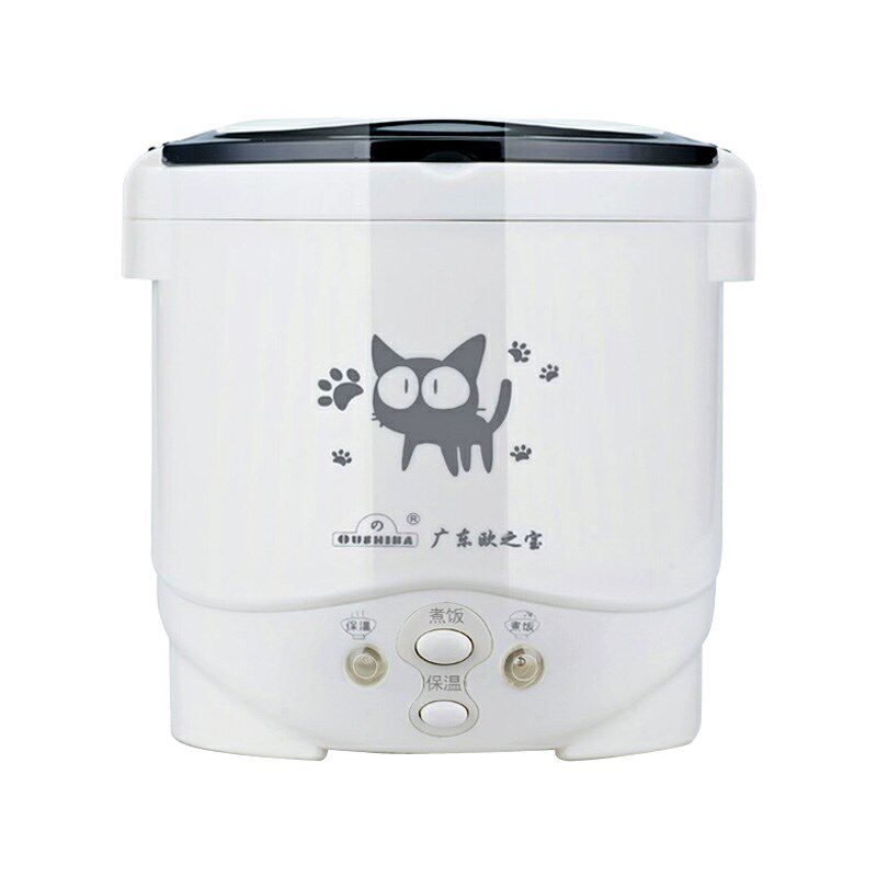 精选广东欧之宝迷你电饭煲家用小功率宿舍蒸煮1-2人智能小型饭锅