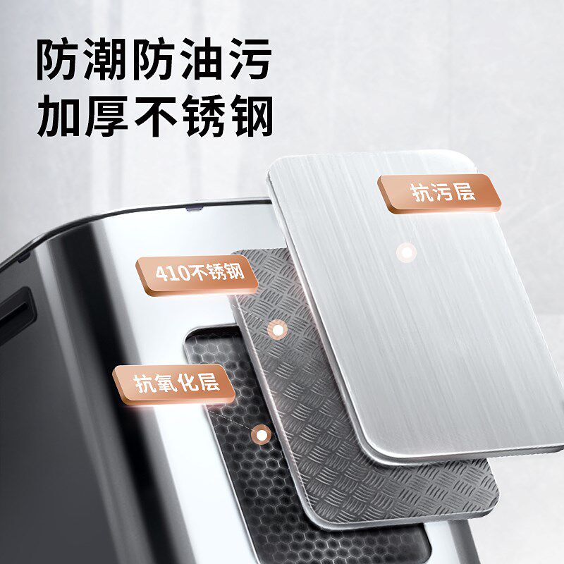 不锈钢垃圾桶家商厨房专用大号脚踩带盖办公室商用超大容量5060升