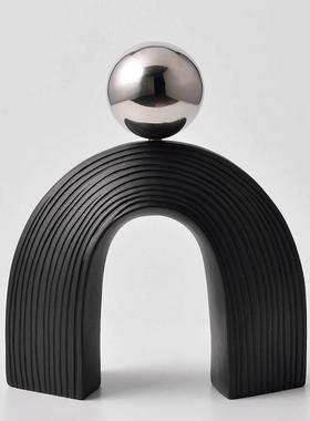 轻奢创意高级感家居软装饰品现代客厅电视柜酒柜乔迁艺术小众摆件