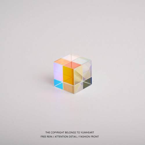 YumHeart光的礼物！光之立方！合色棱镜减压桌面迷你摆件太阳捕手