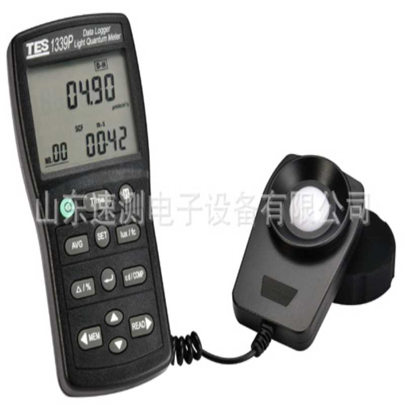 台湾泰仕牌TES-1339P照度仪TES1339P记录式照度光量子计平均值