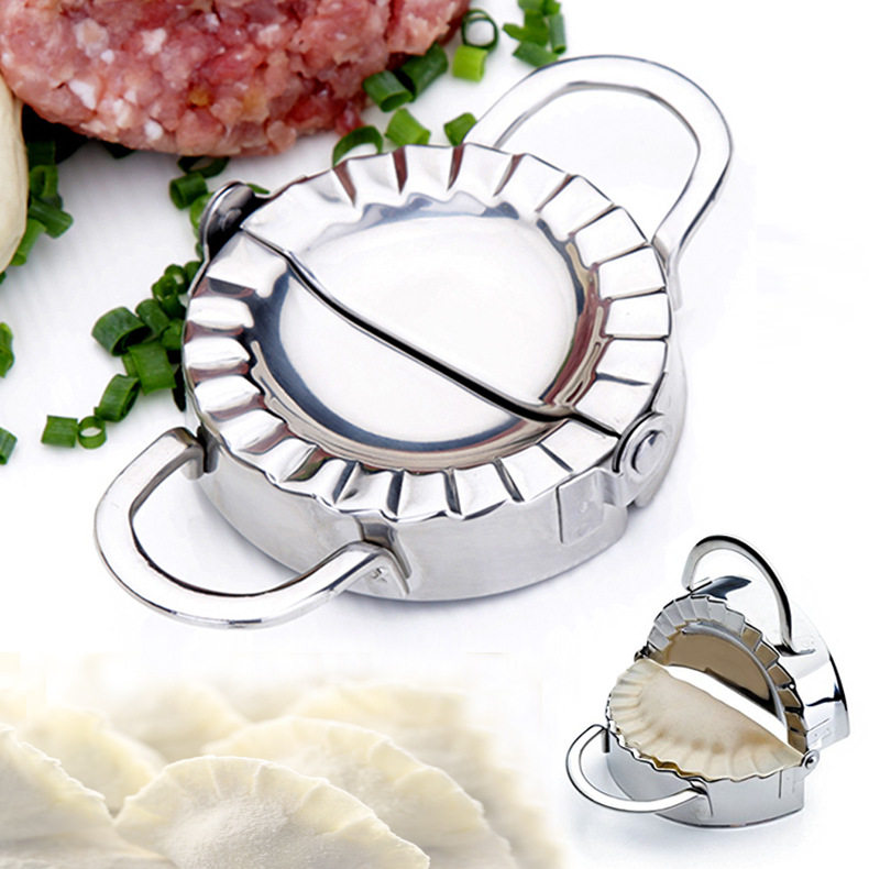 厂家304不锈钢包饺子器大号切饺子皮模具夹捏水饺模型厨房小工具