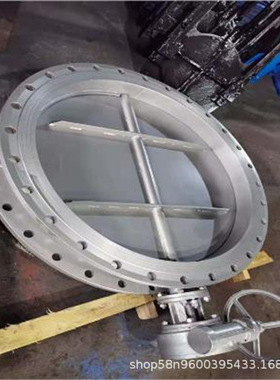 D341W-1P 大口径涡轮法兰通风蝶阀 高炉烟道蝶阀 DN150