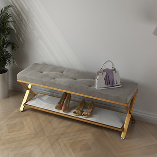 凳门口试休息凳子服装 穿鞋 店衣帽间可坐长条凳 凳家用时尚 北欧换鞋