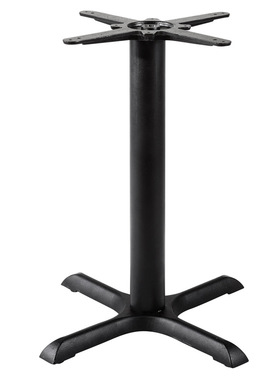 厂家供应黑色铸铁桌脚[SP-MTL118]咖啡厅快餐厅桌腿 十字台架支架