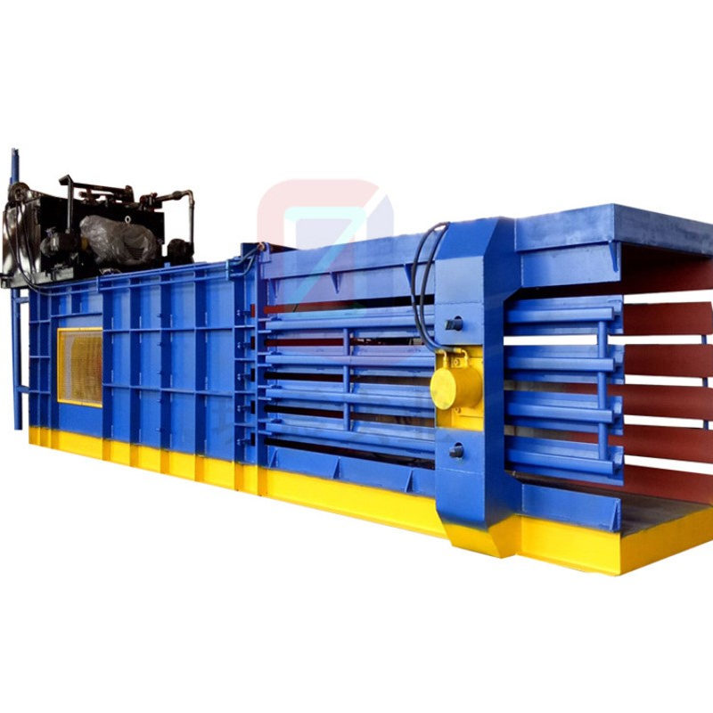 东莞纸皮打包机 120吨塑料瓶废纸打包机 160吨卧式打包机