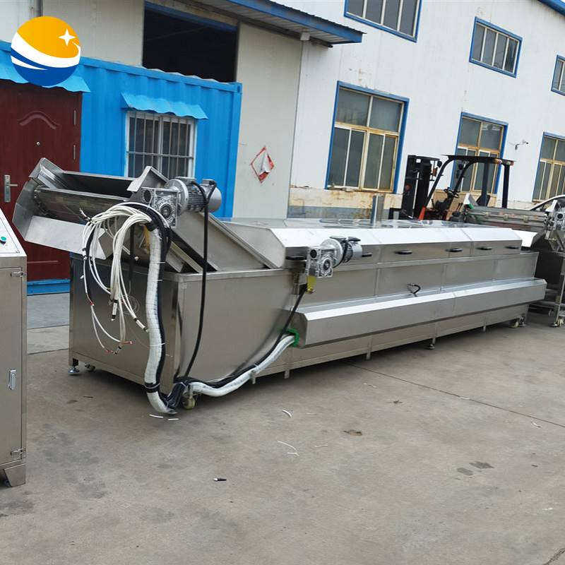 商用预煮肉类食品设备 大型蔬菜水果漂烫机 果蔬类清洗水煮杀青机