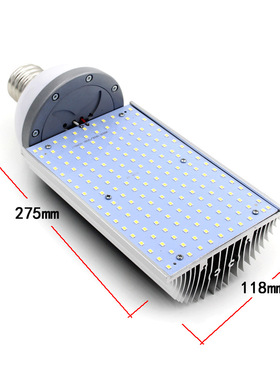 厂家批发led80W小路灯头小区庭院户外路灯单面照明螺纹玉米灯
