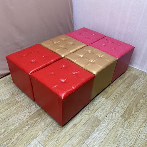 KTV矮凳油蜡皮小方凳创意沙发凳简约换鞋凳小板凳试衣间坐墩新品