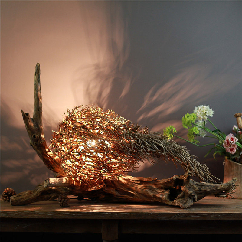 专业手工制作茶树枝桌面创意特色时尚餐厅民宿酒店工艺装饰灯具,模玩/动漫/周边/娃圈三坑/桌游,文化/体育周边,淘宝优惠券,粉丝福利购,淘宝优惠卷