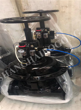 气动衬胶隔膜阀G6K41J-10 法兰隔膜阀 气动隔膜阀