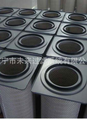 吊装式除尘滤筒 320*730mm 聚酯纤维滤筒 纤维滤纸除尘滤筒