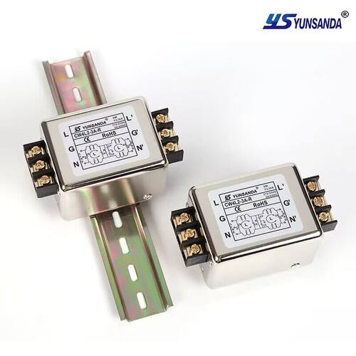 ys yunsanda单相交流高性能抗干扰220v电源滤波器双极三极增强型