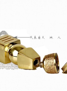 精选纯铜舍利塔如来塔五轮塔宝箧塔 佛塔装藏舍利子 五轮铜塔摆件