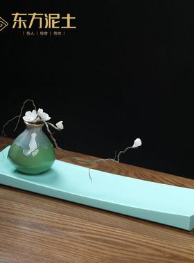 东方泥土 新中式禅意摆件 家居客厅酒柜办公室茶室书房茶桌装饰品