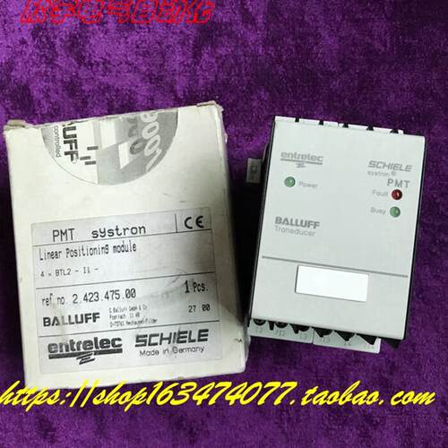 德国施勒ENTRELEC  PMT SYSTRON现货Art.Nr. 2.423.475.00