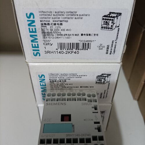 3RH1140-2KF西门子继电器