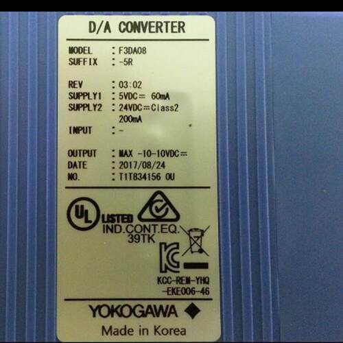 全新横河模块F3DA08-5R
