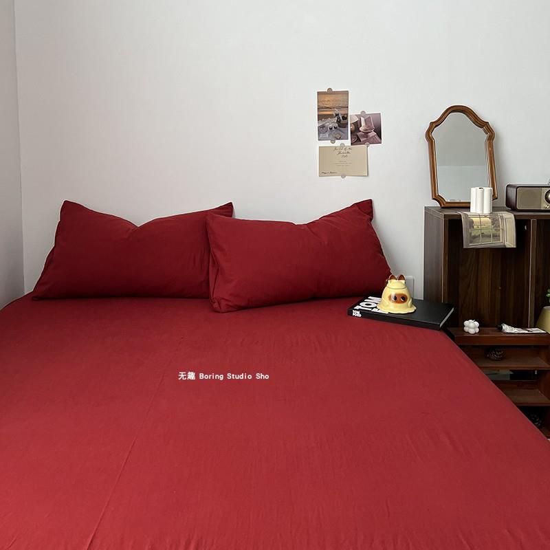 单件床单床笠1.8米床罩床套三件套水洗棉单双人枕套床垫防尘宿舍4