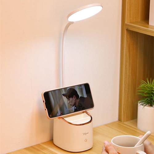 小台灯护眼书桌充电寝室大学生宿舍雅格笔筒阅读床头大容量创意调