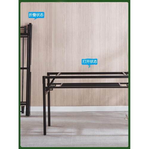 便携折叠腿桌支架脚小桌腿折叠桌配件铁架子方脚架置物架简约现代