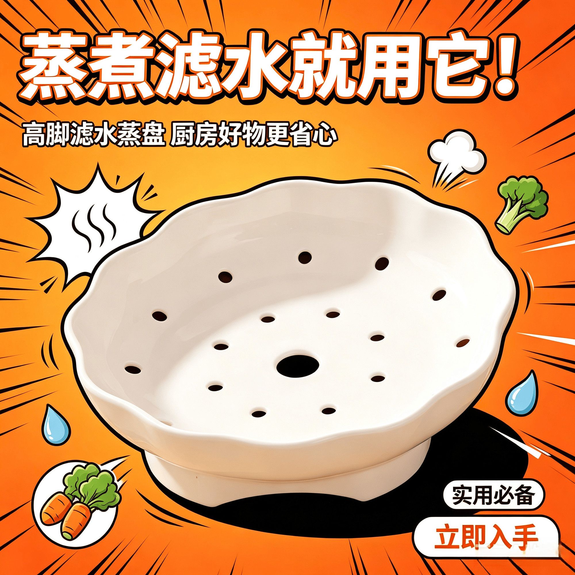 【仅一单】高脚蒸盘;